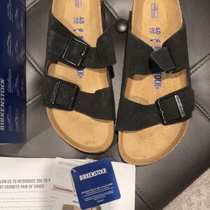 Birkenstock Black Suede woman’s  Sandals